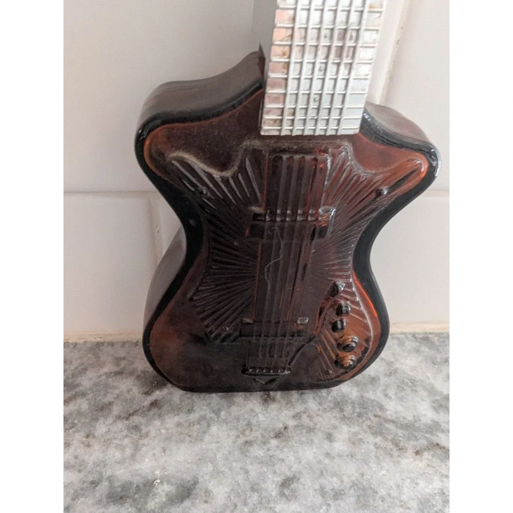 Vintage Avon Electric Guitar, 6oz Wild Country After Shave Bottle